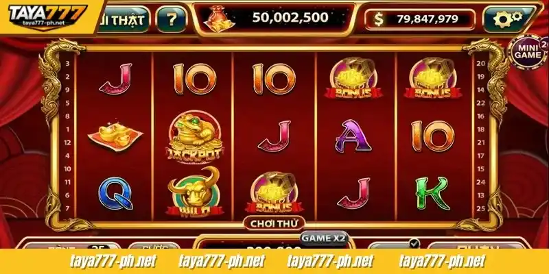 Nag-aalok ang TAYA777 ng iba't ibang uri ng mga laro ng slot